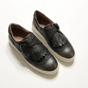 Frye 5.5 Womens Brea Kiltie Sneakers Shoes Slip Ons